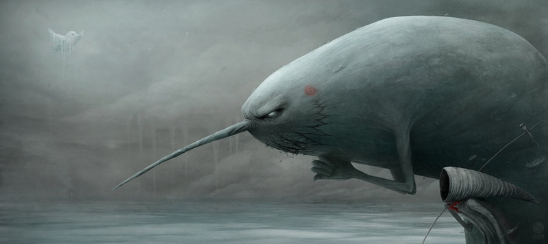 Illustration for article titled Melancholy monsters from your gloomiest nightmares